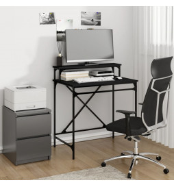 Bureau noir 80x50x90 cm...
