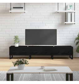 Meuble TV noir 150x36x30 cm...