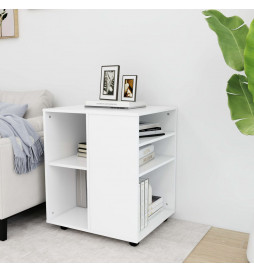 Armoire à roulettes Blanc...