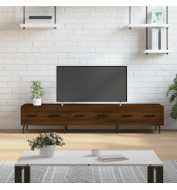 Meuble TV chêne marron...