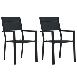 Chaises de jardin 2 pcs...