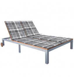 Chaise longue 2 places avec...