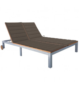 Chaise longue 2 places avec...
