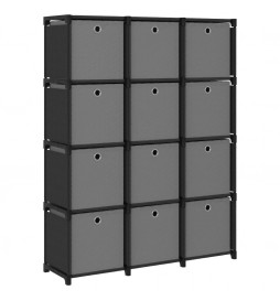 Étagère à 12 cubes avec...