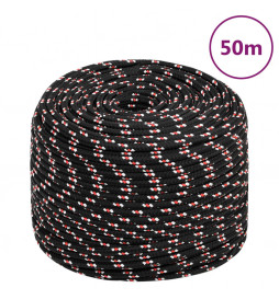 Corde de bateau Noir 8 mm...