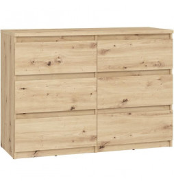 Commode CHELSEA 6 tiroirs -...