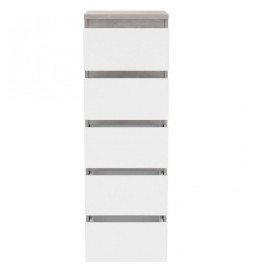 Commode CHELSEA 5 tiroirs -...