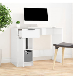 Bureau Blanc brillant...