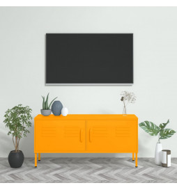 Meuble TV Jaune moutarde...