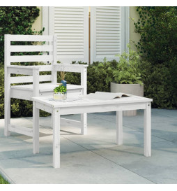 Table de jardin blanc...