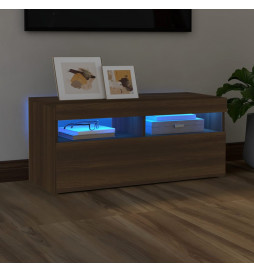 Meuble TV avec lumières LED...