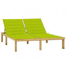 Chaise longue double et...