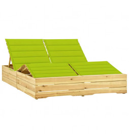 Chaise longue double et...