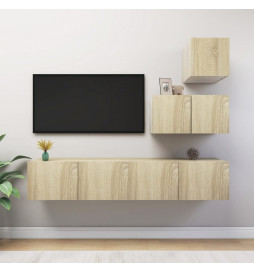 Ensemble de meuble TV 4 pcs...