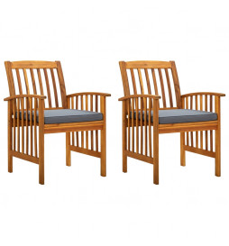 Chaises à dîner de jardin...