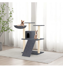 Arbre à chat avec griffoirs...