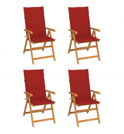 Chaises de jardin 4 pcs...