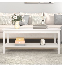 Table basse Blanc 110x55x45...