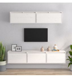 Meubles TV 5 pcs Blanc Bois...