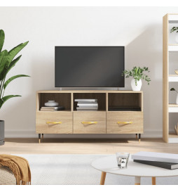Meuble TV chêne sonoma...