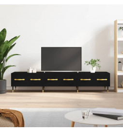 Meuble TV noir 150x36x30 cm...