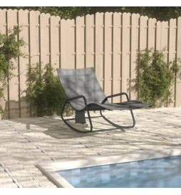 Chaise longue Acier et...