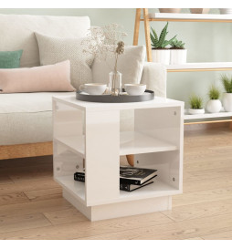 Table basse Blanc brillant...