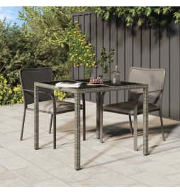 Table de jardin 90x90x75 cm...
