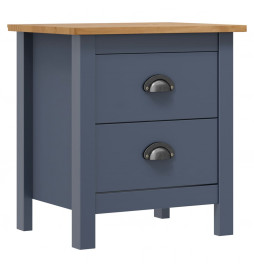 Table de chevet Hill Gris...
