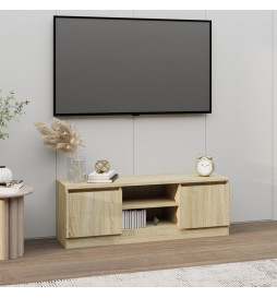 Meuble TV avec porte Chêne...