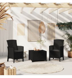 Chaises de jardin 2 pcs...