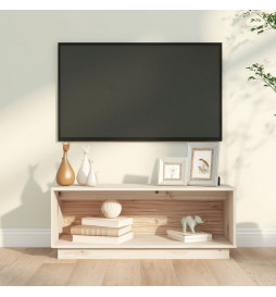Meuble TV 90x35x35 cm Bois...