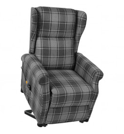 Fauteuil de massage Gris Tissu