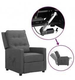Fauteuil Gris clair Tissu