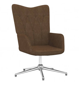 Chaise de relaxation Marron...