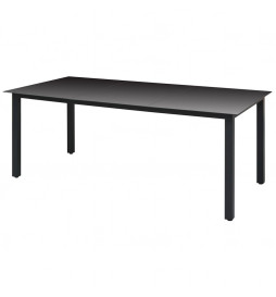 Table de jardin Noir 190 x...