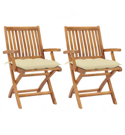 Chaises de jardin 2 pcs...
