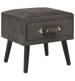 Table de chevet Gris...