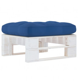 Pouf palette de jardin Bois...