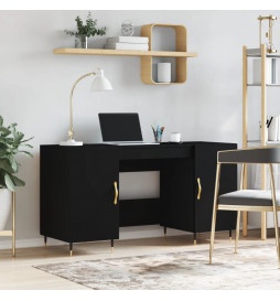 Bureau noir 140x50x75 cm...