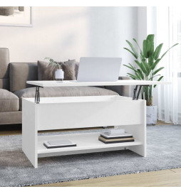 Table basse Blanc 80x50x40...