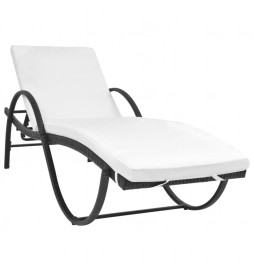 Chaise longue avec coussin...