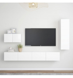 Ensemble de meuble TV 4 pcs...