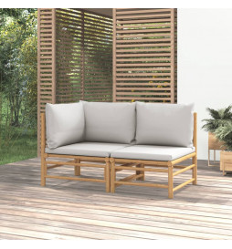 Salon de jardin 2 pcs avec...