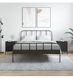 Tables de chevet 2 pcs noir...