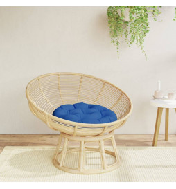 Coussin rond bleu royal Ø...
