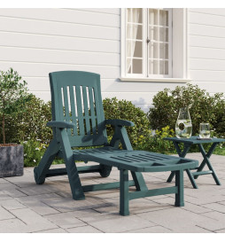 Chaise longue pliable avec...