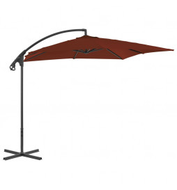 Parasol déporté avec mât en...
