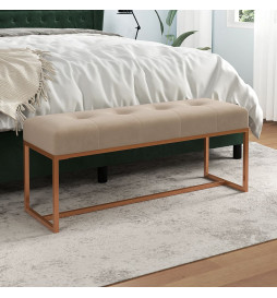 Banc Beige 110x36x45 cm...