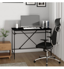 Bureau noir 100x50x75 cm...